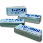 talonarios de numeros del 1 al 1000 perfecto para rifas o sorteos