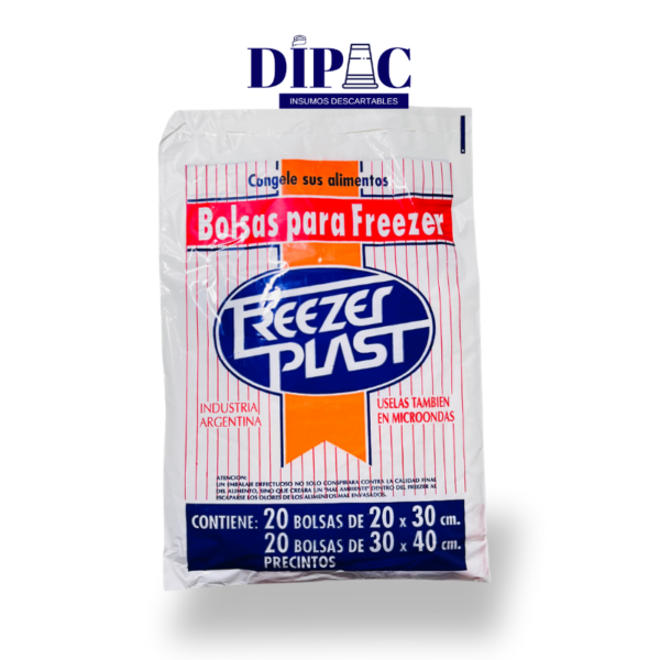 Bolsas para freezer 2 medidas Conservá y organizá tus alimentos de forma práctica y segura con nuestras bolsas para freezer.