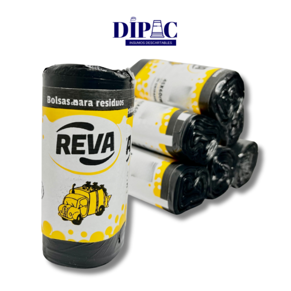 Rollo de bolsas para residuos 45x60 negras Mantén tus espacios limpios y organizados con las bolsas para residuos de alta calidad. Cada bolsa tiene un tamaño de 45x60 cm, perfecto para almacenar y desechar residuos de manera eficiente.