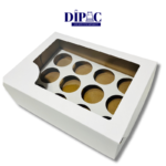 Ideal para panaderías, reposteros o para cualquier ocasión donde quieras mostrar tus muffins de manera atractiva y profesional.