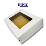 Presenta tus productos con estilo y distinción con esta caja multiuso de cartulina blanca lisa, diseñada para ofrecer una presentación elegante y profesional.