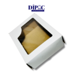 Presenta tus productos o cualquier objeto con elegancia y estilo con esta caja de cartulina blanca lisa, ideal para exhibir y resaltar tus artículos