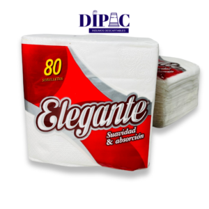servilletas de papel elegante 33x33cm x 80 unidades por paquete.