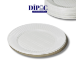 Estos platos descartables de plástico blanco son la opción ideal para eventos, fiestas, reuniones y celebraciones.