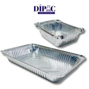 fuentes de aluminio perfectas para cocinar tus alimentos y mantenerlos calientes. La tapa se vende por separado.