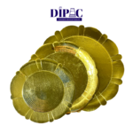 Bandejas de cartón doradas diplomáticas, diseño y presentación para tus productos.