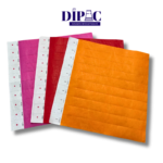 Las pulseras de seguridad de color liso fabricadas con papel Tyvek, un material altamente resistente y duradero.