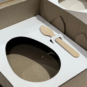 caja para medio huevo de pascuas