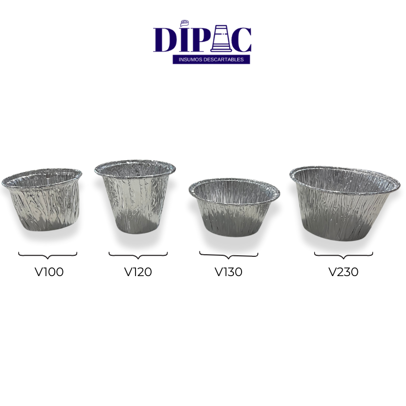 flaneras de aluminio descartables