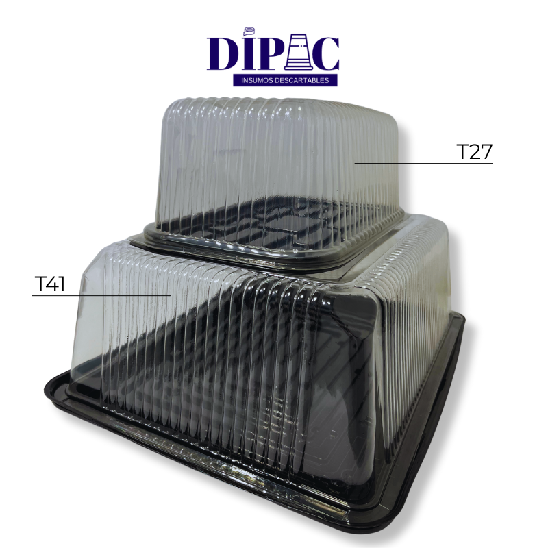 Torteras descartables rectangulares