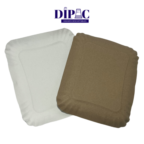 bandejas de carton satinado x 100 unidades